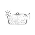 Juego de pastillas sinterizadas CL BRAKES (1103X59) CL BRAKES 1103X59