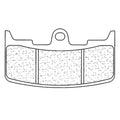 Juego de pastillas sinterizadas CL BRAKES (1139XBK5) CL BRAKES 1139XBK5
