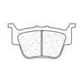 Juego de pastillas sinterizadas CL BRAKES (1140ATV1) CL BRAKES 1140ATV1