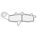 Juego de pastillas sinterizadas CL BRAKES (1141ATV1) CL BRAKES 1141ATV1