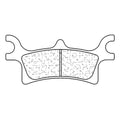 Juego de pastillas sinterizadas CL BRAKES (1165ATV1) CL BRAKES 1165ATV1