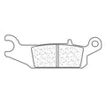 Juego de pastillas sinterizadas CL BRAKES (1192ATV1) CL BRAKES 1192ATV1