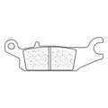 Juego de pastillas sinterizadas CL BRAKES (1195ATV1) CL BRAKES 1195ATV1