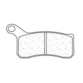 Juego de pastillas sinterizadas CL BRAKES (1204ATV1) CL BRAKES 1204ATV1