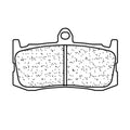 Juego de pastillas sinterizadas CL BRAKES (1209XBK5) CL BRAKES 1209XBK5