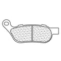 Juego de pastillas sinterizadas CL BRAKES (1213RX3) CL BRAKES 1213RX3