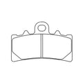 Juego de pastillas sinterizadas CL BRAKES (1233A3+) CL BRAKES 1233A3+