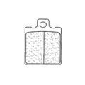 Juego de pastillas sinterizadas CL BRAKES (2249RX3) CL BRAKES 2249RX3