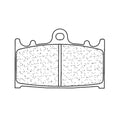 Juego de pastillas sinterizadas CL BRAKES (2251A3+) CL BRAKES 2251A3+
