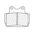 Juego de pastillas sinterizadas CL BRAKES (2301A3+) CL BRAKES 2301A3+