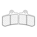 Juego de pastillas sinterizadas CL BRAKES (2369A3+) CL BRAKES 2369A3+