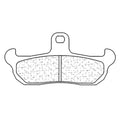 Juego de pastillas sinterizadas CL BRAKES (2400S4) CL BRAKES 2400S4