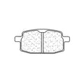 Juego de pastillas sinterizadas CL BRAKES (2696S4) CL BRAKES 2696S4