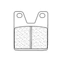 Juego de pastillas sinterizadas CL BRAKES (2713RX3) CL BRAKES 2713RX3