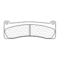 Juego de pastillas sinterizadas CL BRAKES (2720XBK5) CL BRAKES 2720XBK5