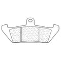 Juego de pastillas sinterizadas CL BRAKES (2801S4) CL BRAKES 2801S4