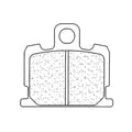 Juego de pastillas sinterizadas CL BRAKES (2807A3+) CL BRAKES 2807A3+