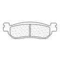 Juego de pastillas sinterizadas CL BRAKES (2828RX3) CL BRAKES 2828RX3