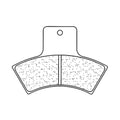 Juego de pastillas sinterizadas CL BRAKES (2925ATV1) CL BRAKES 2925ATV1