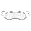 Juego de pastillas sinterizadas CL BRAKES (3033MSC) CL BRAKES 3033MSC