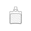 Juego de pastillas sinterizadas CL BRAKES (3037MSC) CL BRAKES 3037MSC