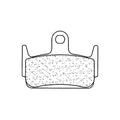 Juego de pastillas sinterizadas CL BRAKES (3041MSC) CL BRAKES 3041MSC