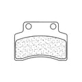 Juego de pastillas sinterizadas CL BRAKES (3047MSC) CL BRAKES 3047MSC