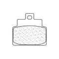 Juego de pastillas sinterizadas CL BRAKES (3064MSC) CL BRAKES 3064MSC
