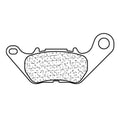 Juego de pastillas sinterizadas CL BRAKES 3115MSC CL BRAKES 3115MSC