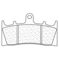 Juego de pastillas sinterizadas CL Brakes (2255C60) CL BRAKES 2255C60