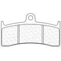 Juego de pastillas sinterizadas CL Brakes (2899C60) CL BRAKES 2899C59