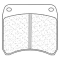 Juego de pastillas sinterizadas CL Brakes (2950C60) CL BRAKES 2950C59