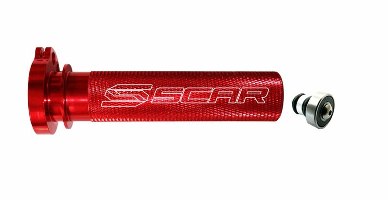 Caña de gas SCAR de aluminio + Rodamiento rojo Honda SCAR TT200