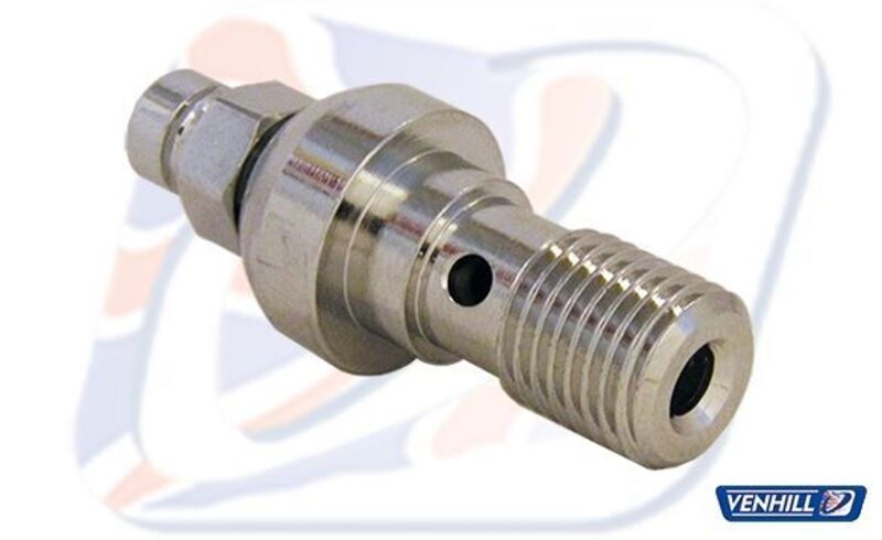 Tornillo con sangrador 3/8¨ Venhill cromado VENHILL 310375DC