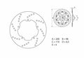 Disco de freno Brembo 68B40723 BREMBO 68B40723