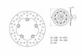 Disco de freno Brembo 68B40728 BREMBO 68B40728