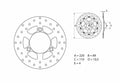 Disco de freno Brembo 68B40729 BREMBO 68B40729