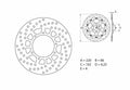 Disco de freno Brembo 68B40742 BREMBO 68B40742