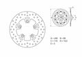 Disco de freno Brembo 68B40771 BREMBO 68B40771