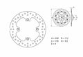 Disco de freno Brembo 68B40789 BREMBO 68B40789