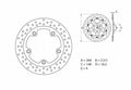 Disco de freno Brembo 68B407A7 BREMBO 68B407A7