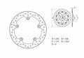 Disco de freno Brembo 68B407G0 BREMBO 68B407G0