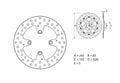 Disco de freno Brembo 68B407H1 BREMBO 68B407H1