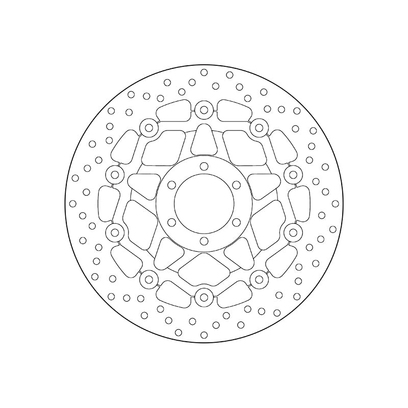 Disco de freno flotante Brembo 78B408A2 BREMBO 78B408A2