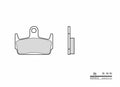 Pastillas de freno orgánicas Brembo 07016 BREMBO 7016