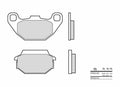 Pastillas de freno orgánicas Brembo 07022 BREMBO 7022