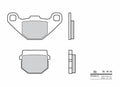 Pastillas de freno orgánicas Brembo 07026 BREMBO 7026