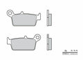 Pastillas de freno orgánicas Brembo 07028 BREMBO 7028