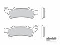 Pastillas de freno orgánicas Brembo 07045 BREMBO 7045