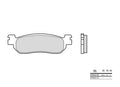 Pastillas de freno sinterizadas Brembo 07043XS BREMBO 07043XS